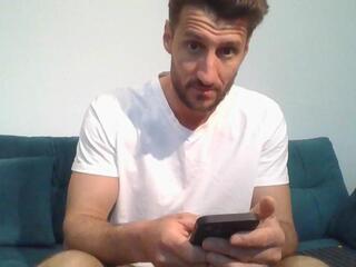 Chris Aron webcam flirt4free model stream image